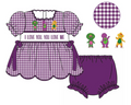 Barney Girls Diaper Set (ETA October)