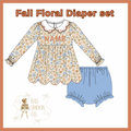 Fall Floral Diaper Set (ETA-August)